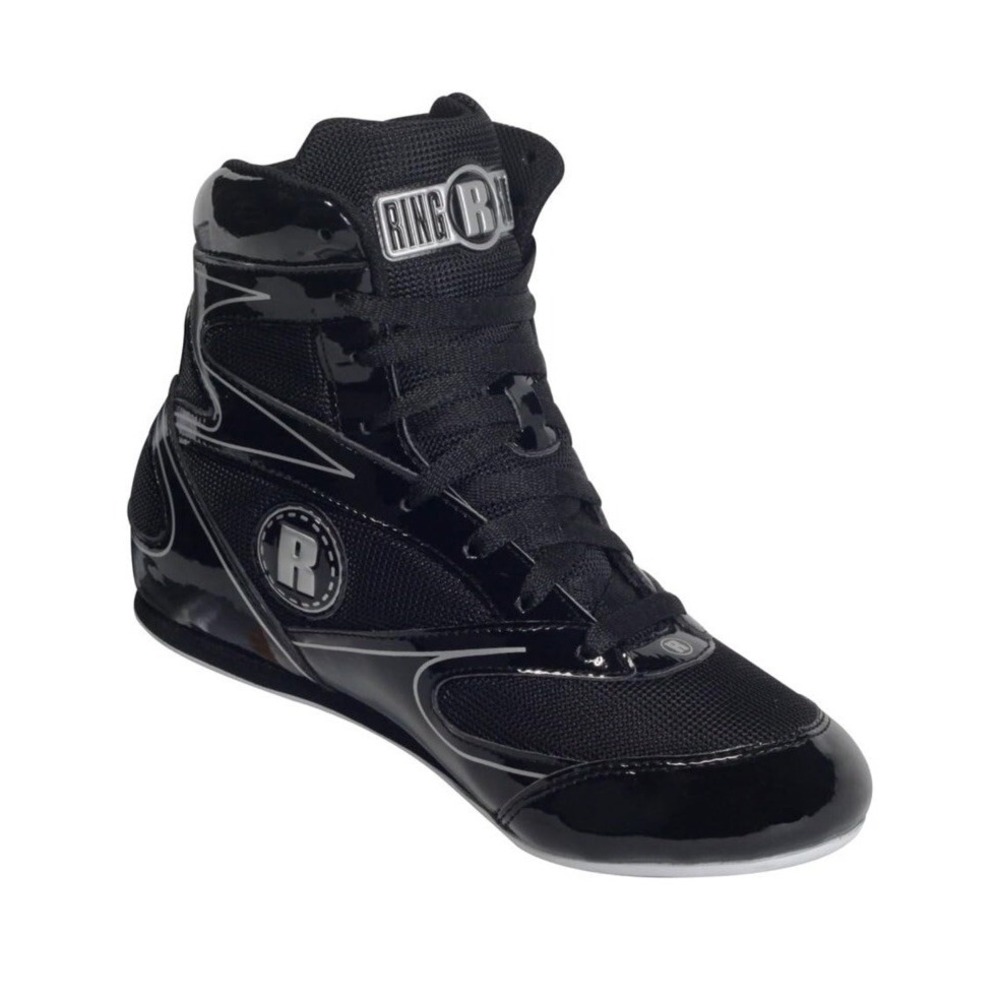 Ringside Diablo Wrestling Boxing Shoes Size 7 Black